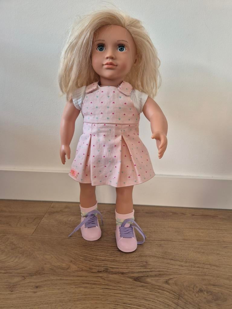 Our Generation pop 46 cm, Ophalen of Verzenden, Gebruikt, Babypop