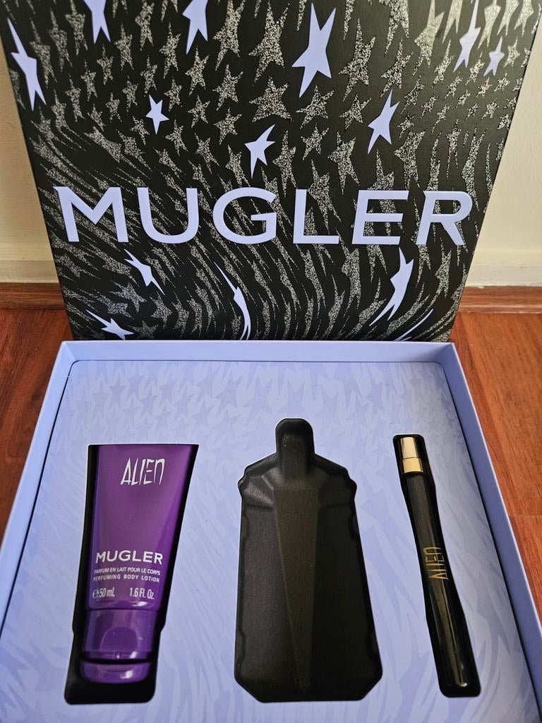 Mugler Alien parfum en bodylotion (nieuw)!, Ophalen of Verzenden, Nieuw, Overige typen, Gevuld