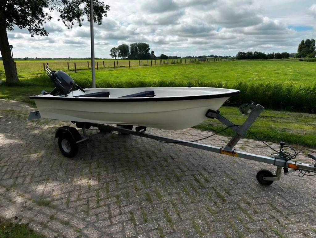 Nette boot inclusief trailer, Ophalen, Gebruikt, Tot 10 pk, 3 tot 6 meter