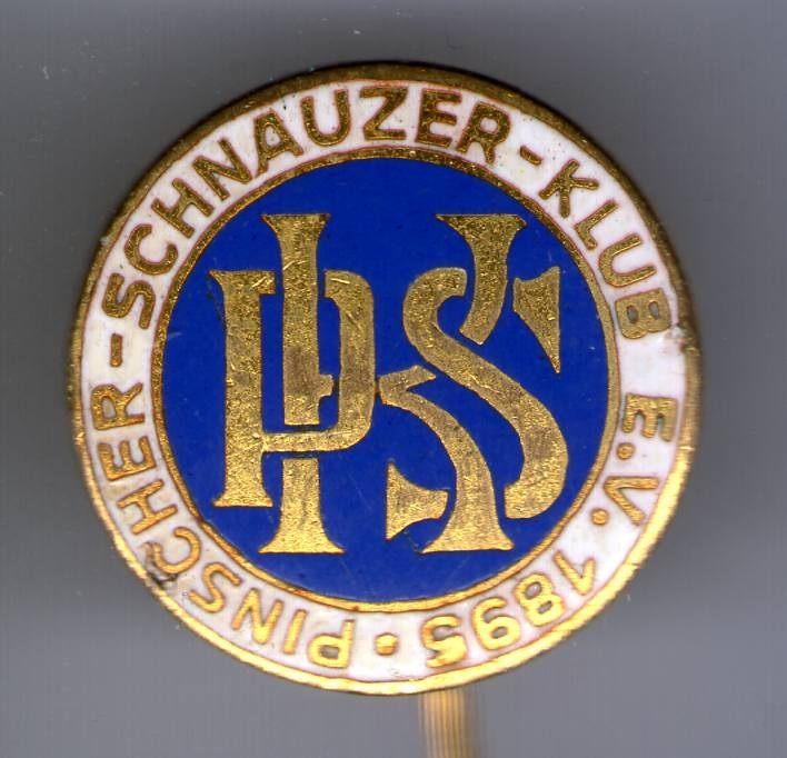 Pinscher - Schnauzer klub email op koper speldje ( N_064 ), Verzenden, Zo goed als nieuw, Dier of Natuur, Speldje of Pin