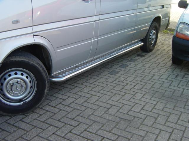 Mercedes-Benz Sprinter W901-W905 Sidebars aluminium trede, Niet ingevuld, Niet ingevuld, Niet ingevuld