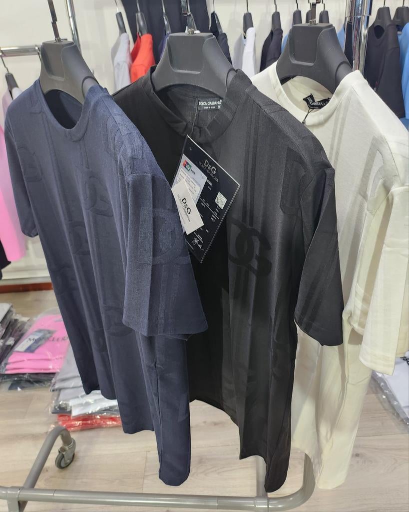 Dolce & Gabbana Zomer T-shirt met Logo Print, Dolce & Gabbana, Zwart, Nieuw, Overige maten