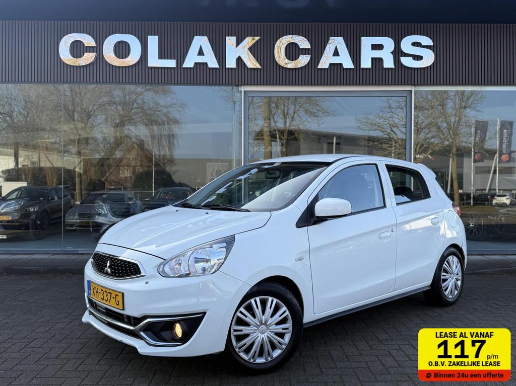 Mitsubishi Space Star 1.0 Cool+|Airco|NAP|Garantie!, Voorwielaandrijving, Gebruikt, Euro 6, Wit
