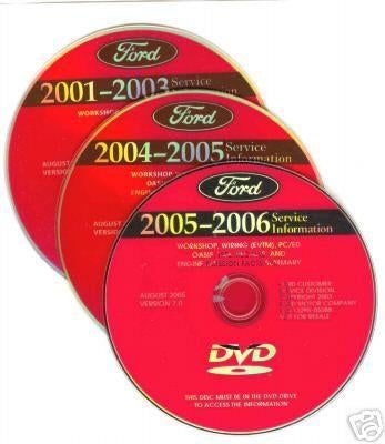 FORD CAR & TRUCK MANUAL on DVD 2001 -2006, Auto diversen, Handleidingen en Instructieboekjes, Verzenden