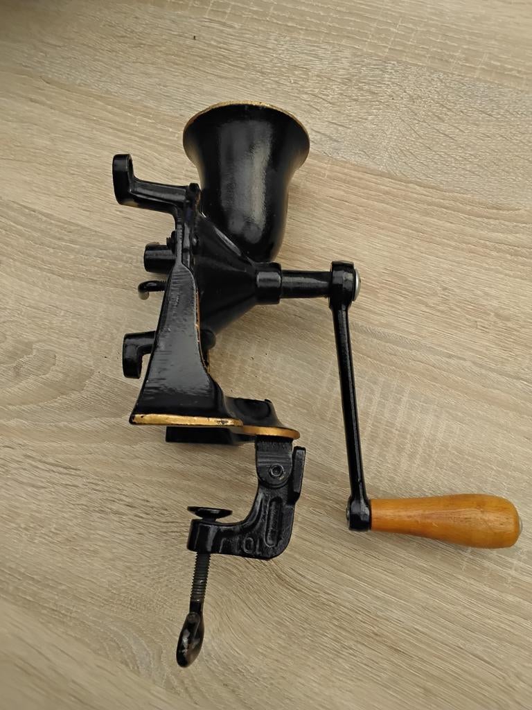 Antieke Spong & Co. koffiemolen, wandmodel, Antiek en Kunst, Ophalen