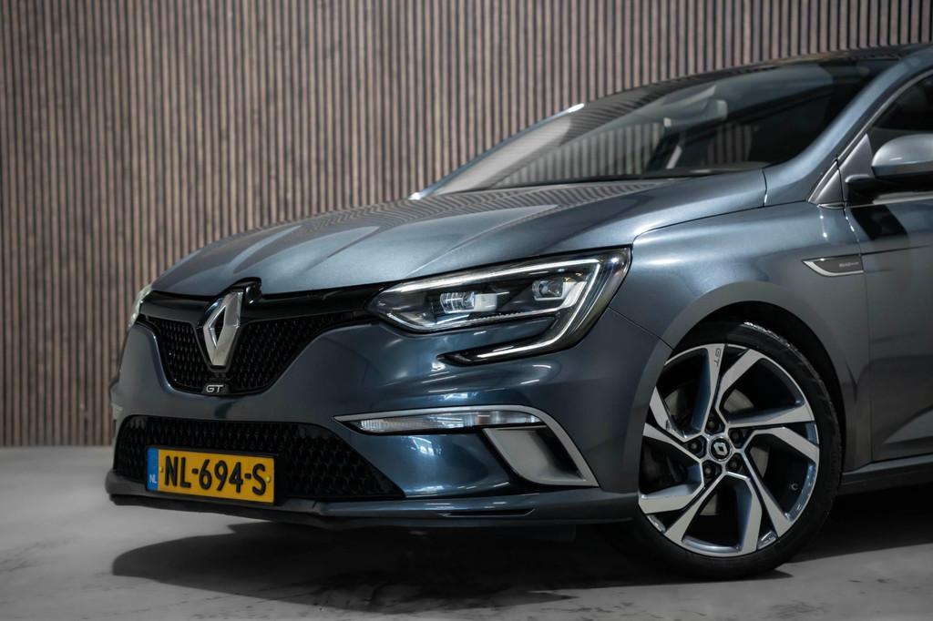 Renault Mégane 1.6 TCe GT LED PANO AUTOMAAT, Auto's, Gebruikt, 4 cilinders, Origineel Nederlands, Parkeersensor