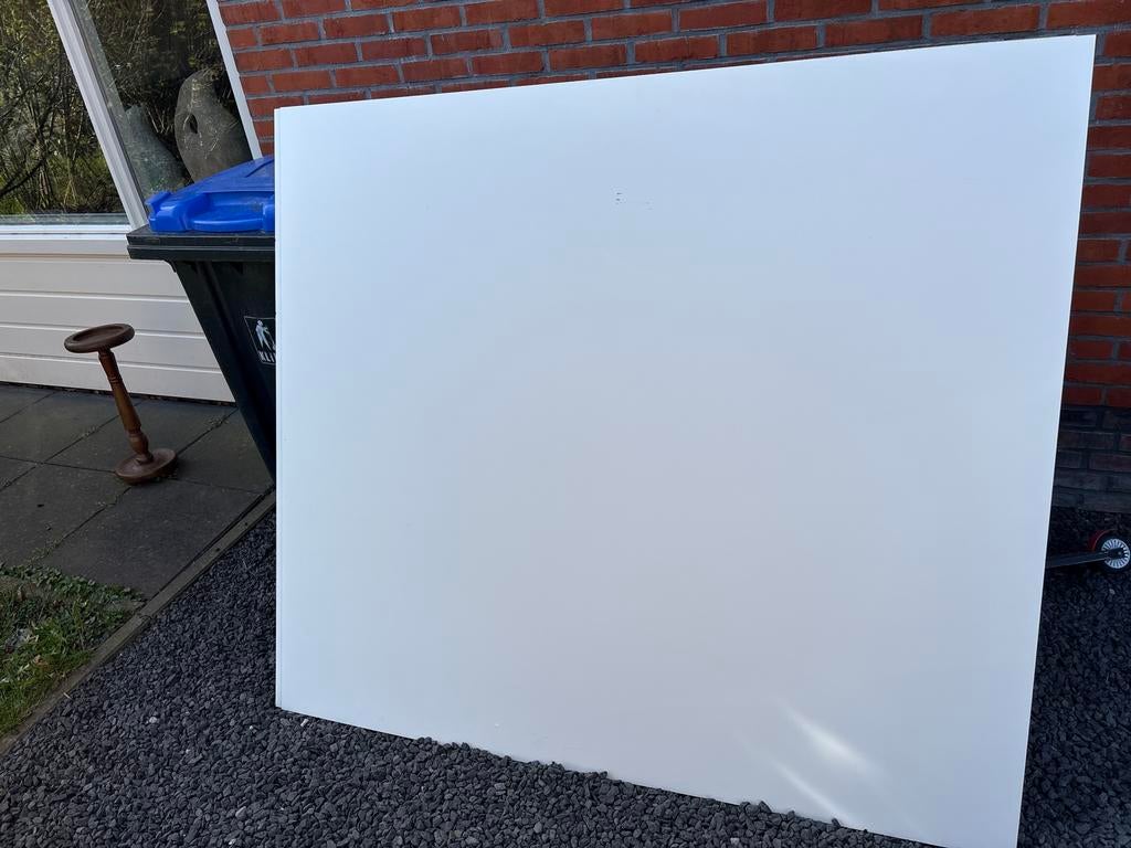 2x Trespa plaat wit 1535x1350, Ophalen of Verzenden, Zo goed als nieuw, HPL