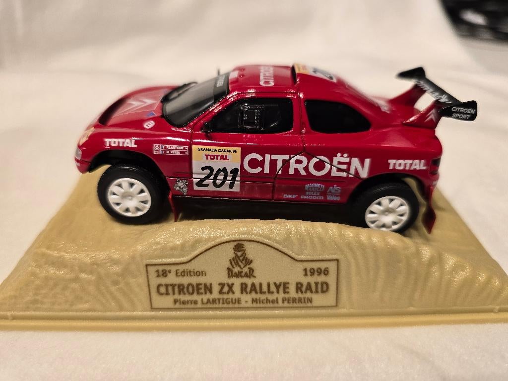 Citroen ZX Rally raid 1996 1/43, Ophalen of Verzenden, Gebruikt, Auto, Overige merken