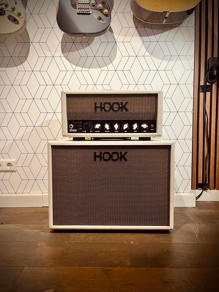 Hook Wizard EL34, met ET65 1x12 cab, Ophalen, Zo goed als nieuw, Gitaar, Minder dan 50 watt