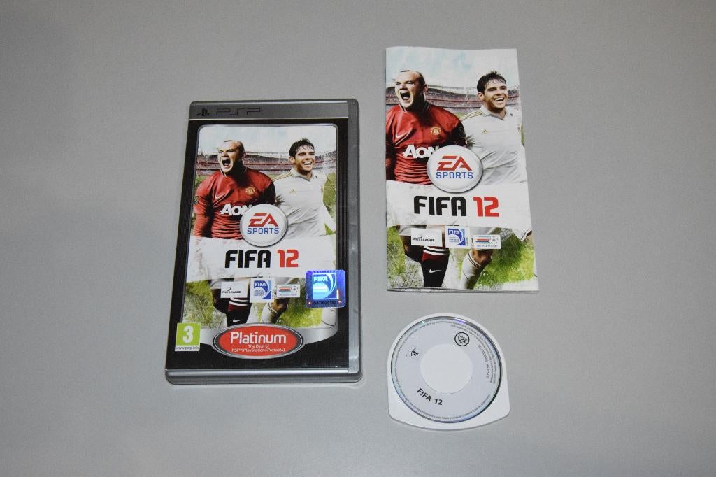 Playstation Portable (PSP): Fifa 12 (2012) [Platinum], Spelcomputers en Games, Games | Sony PlayStation Portable, Gebruikt, 1 speler