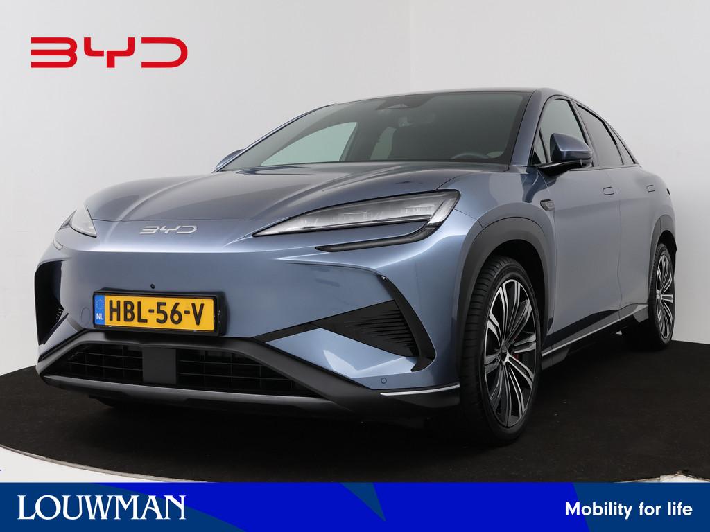 BYD SEALION 7 Excellence AWD 91.3 kWh | Leder | Panoramadak, Automaat, 12 maanden, Gebruikt, Zwart