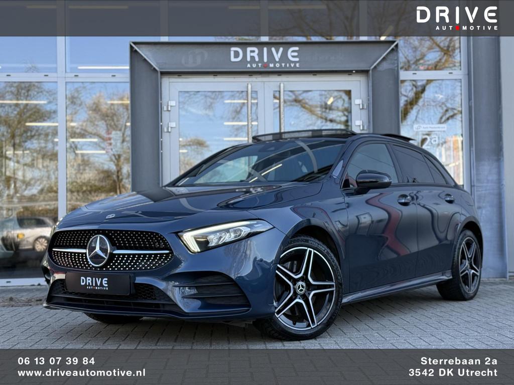 Mercedes-Benz A-klasse 250 e Bus. Sol. AMG Limited Night|Pan, Stof, Gebruikt, 4 cilinders, 16 kWh