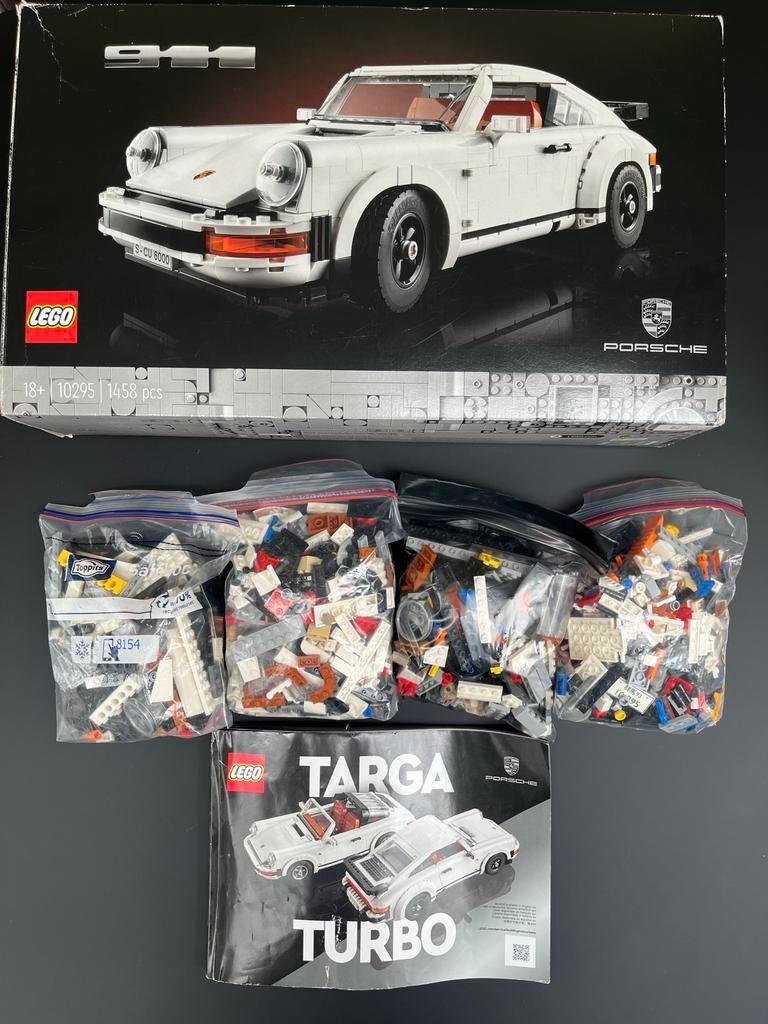Lego Porsche 911 (10295) Icons - Compleet met doos en boekje, Kinderen en Baby's, Speelgoed | Duplo en Lego, Ophalen of Verzenden