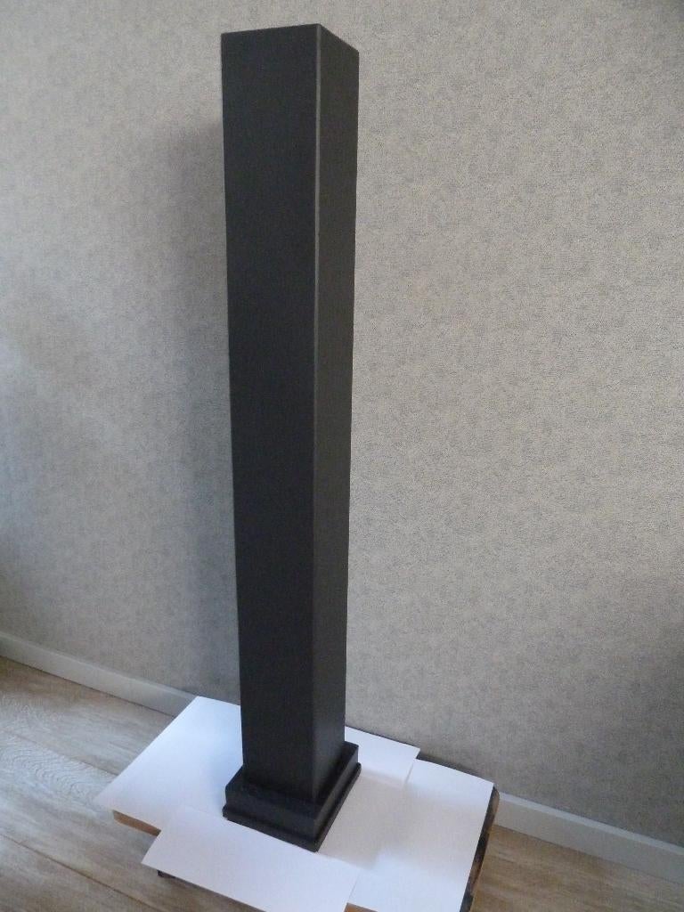 Sokkel/Zuil (mat antraciet), hard massief natuursteen, Ophalen, Zo goed als nieuw