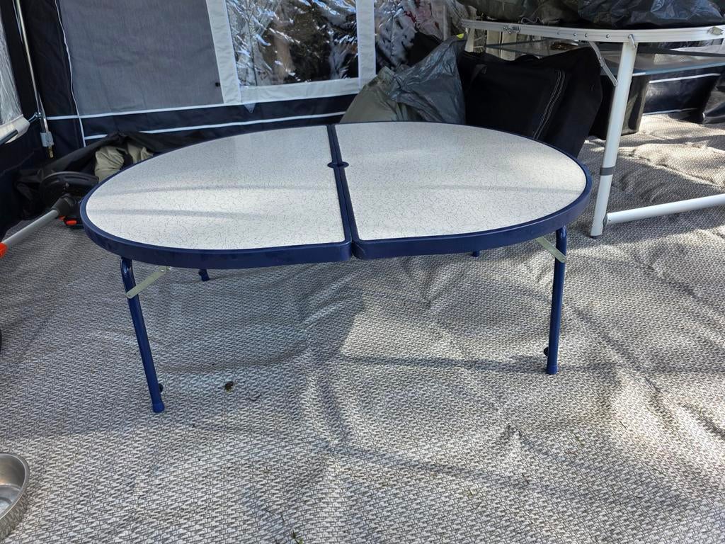 Crespo campingtafel ovaal 120x90 cm, Ophalen, Campingtafel