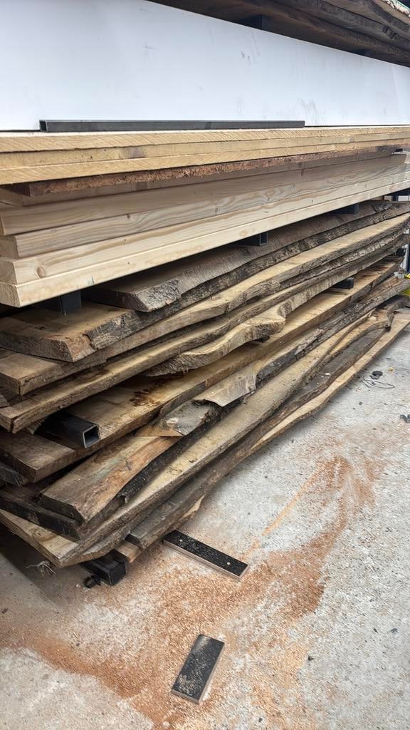 Schaaldelen essen, Doe-het-zelf en Verbouw, Hout en Planken, Ophalen of Verzenden