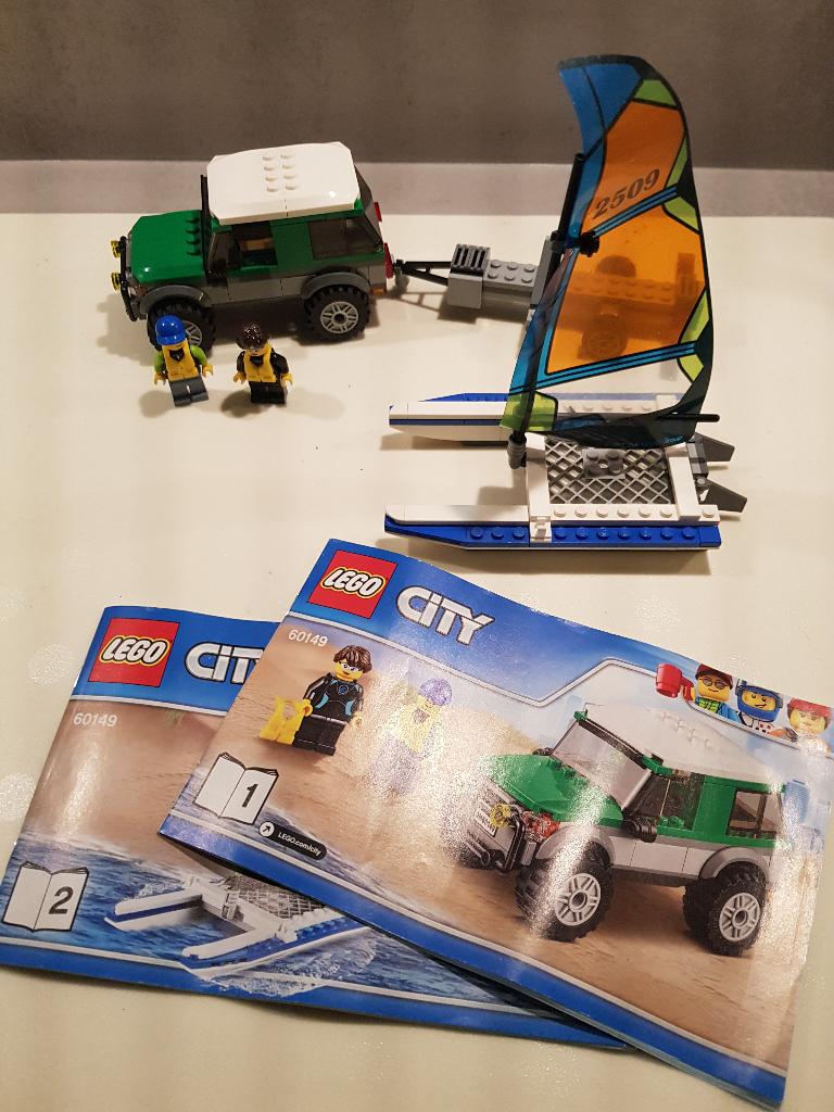 Lego 60149 - 4x4 with Catamaran, Compleet, Lego, Ophalen of Verzenden, Complete set