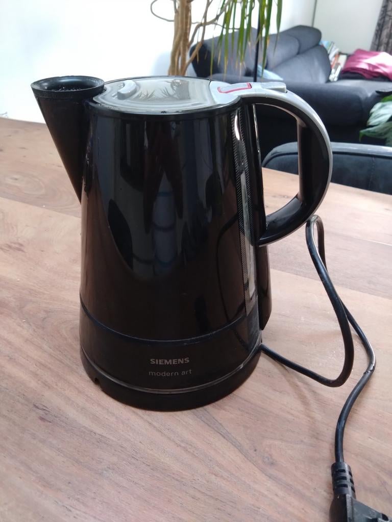 Siemens Waterkoker TW50M01/04 - Zwart/Grijs, Witgoed en Apparatuur, Waterkokers, 1 tot 2 liter, Ophalen of Verzenden, Gebruikt