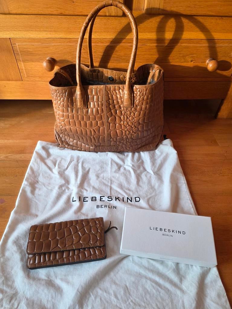 Leren tas Liebeskind, Ophalen of Verzenden, Zo goed als nieuw, Bruin, Shopper