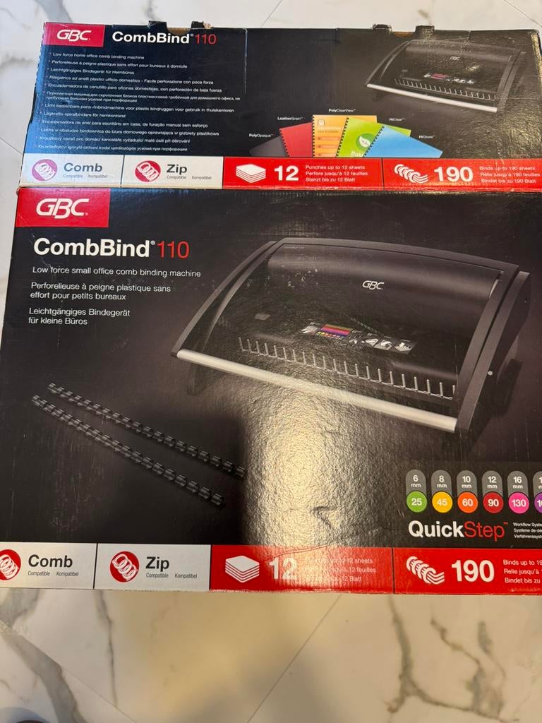 Inbindmachine combBind 110 nieuw, Diversen, Ophalen, Nieuw