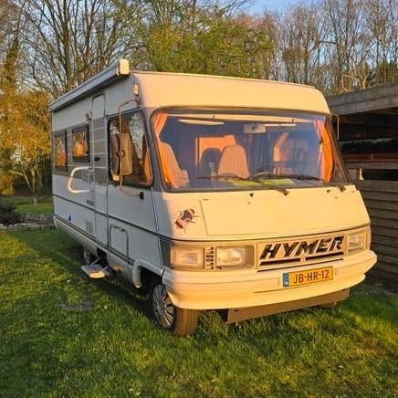 Hymer camper, Caravans en Kamperen, Campers, Integraal, Fiat, Fietsendrager, Particulier