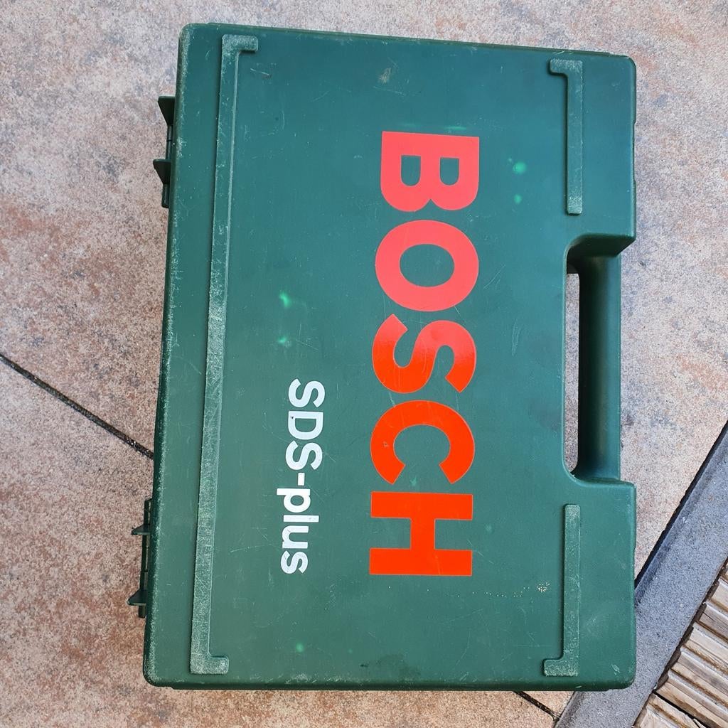 Bosch SDS Boormachine 420 Watt - Werkt Prima, Gebruikt, Boor- en/of Breekhamer, Ophalen of Verzenden, Klopboormechanisme