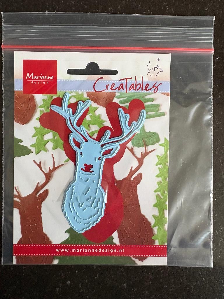 Marianne Design Creatables LR0489 Hertenkop (40a), Ophalen of Verzenden, Zo goed als nieuw, Overige thema's, Pons of Mal