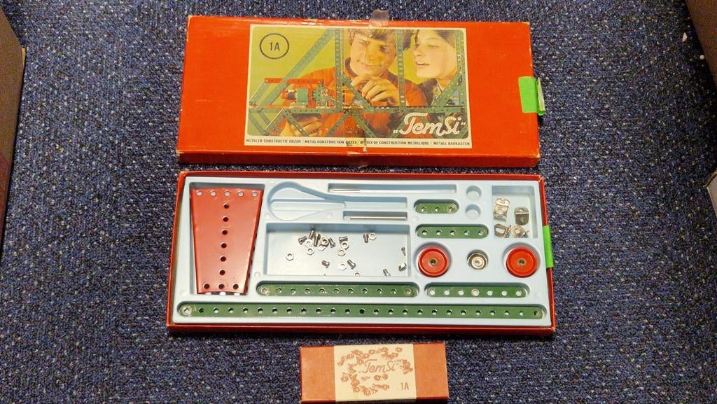 Doos 1A  Temsi Meccano, Antiek en Kunst, Antiek | Speelgoed, Ophalen of Verzenden
