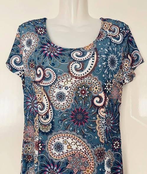 FOS jurk maat S [nr1], Kleding | Dames, Jurken, Blauw, Nieuw, Ophalen of Verzenden, Knielengte