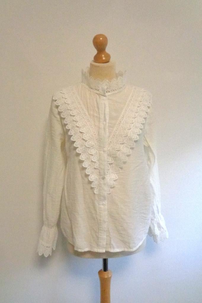 blouse Luzabelle, Maat 38/40 (M), Verzenden, Wit, Luzabelle