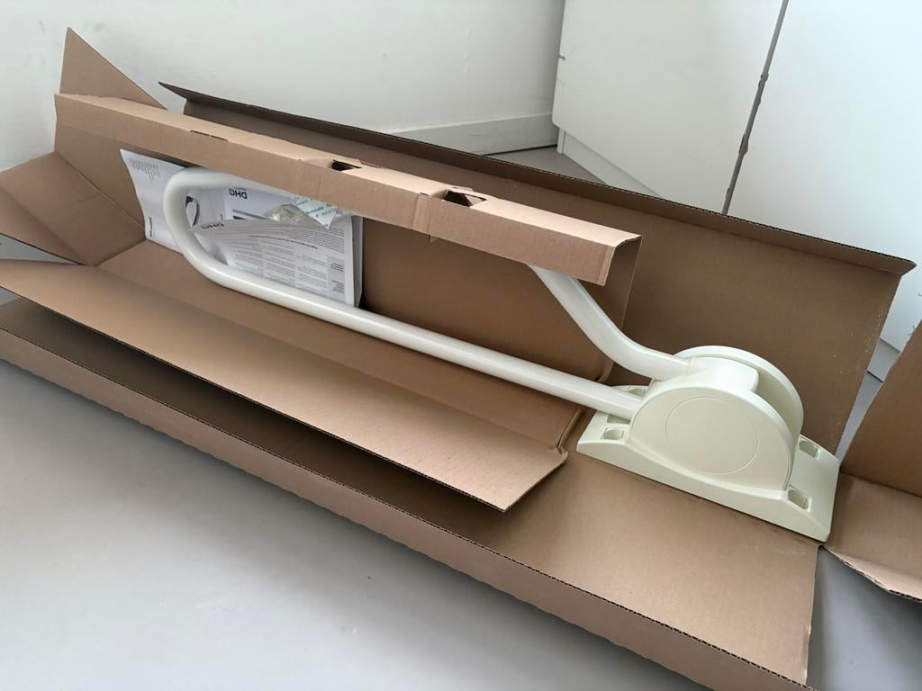 Handicare Linido Toiletbeugel Opklapbaar 80cm, Ophalen of Verzenden, Nieuw, Toilet