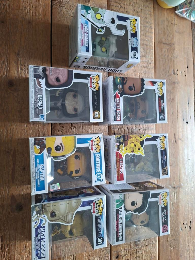 7 funco poppetjes, Ophalen of Verzenden, Nieuw