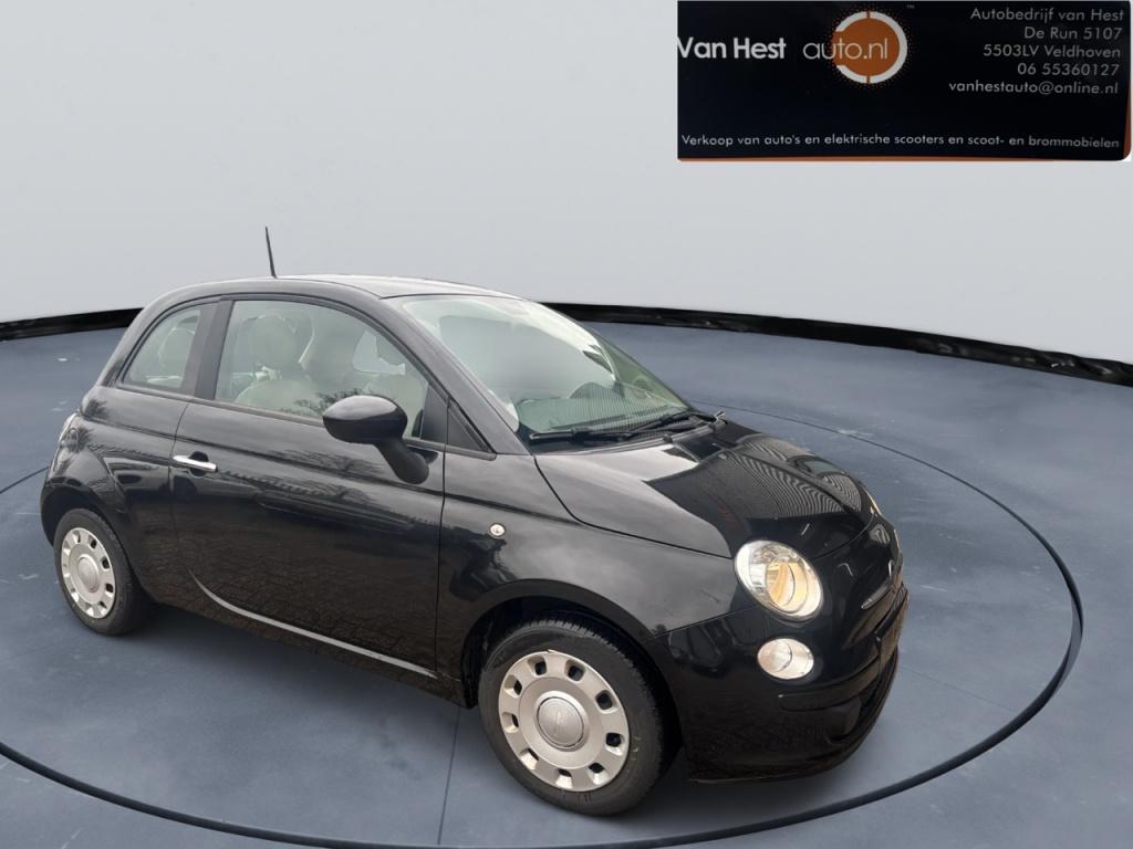 Fiat 500 1.2 Pop INCL BEURT NWE APK EN 3 MND GARANTIE, Stof, Gebruikt, 1242 cc, 4 cilinders