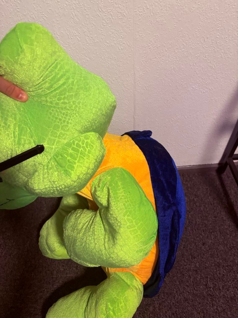 Grote Kermis Knuffel - Schildpad met zonnebril, Kinderen en Baby's, Speelgoed | Knuffels en Pluche, Ophalen of Verzenden, Zo goed als nieuw