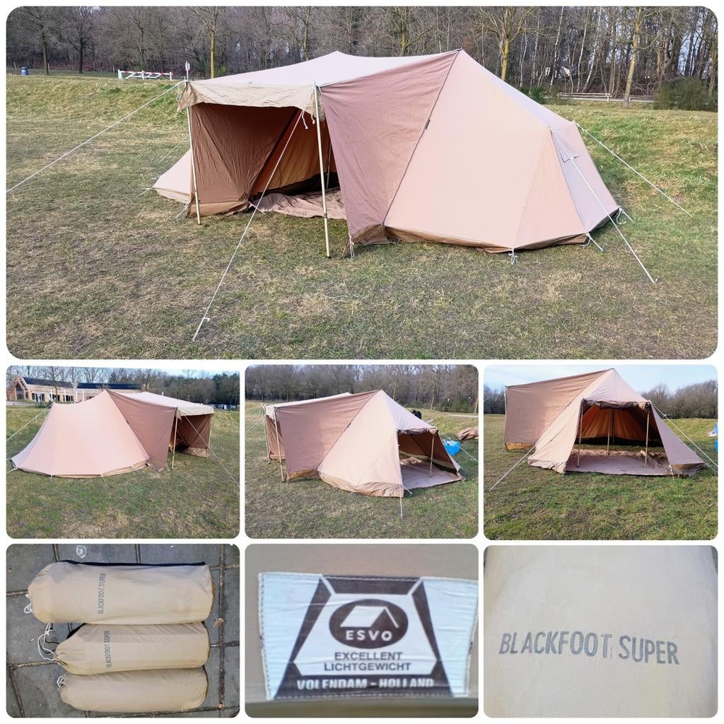 Esvo Blackfoot Super tent - Compleet!, Ophalen, Zo goed als nieuw, Tot en met 3