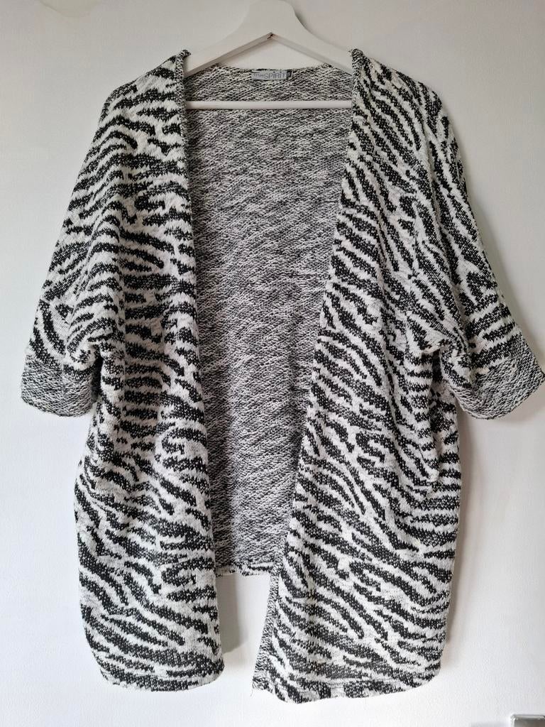 True Spirit Zebra Vest - S/M, Maat 38/40 (M), Zwart, Ophalen of Verzenden, True Spirit