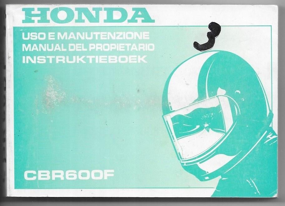 Honda CBR600 F instructieboek handleiding (5699z), Ophalen of Verzenden, Honda