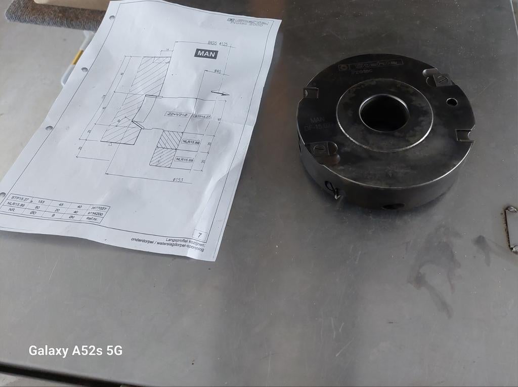 Freeskop voor waterslag Merk sthele Man uitvoering, Doe-het-zelf en Verbouw, Gereedschap | Freesmachines, Verzenden