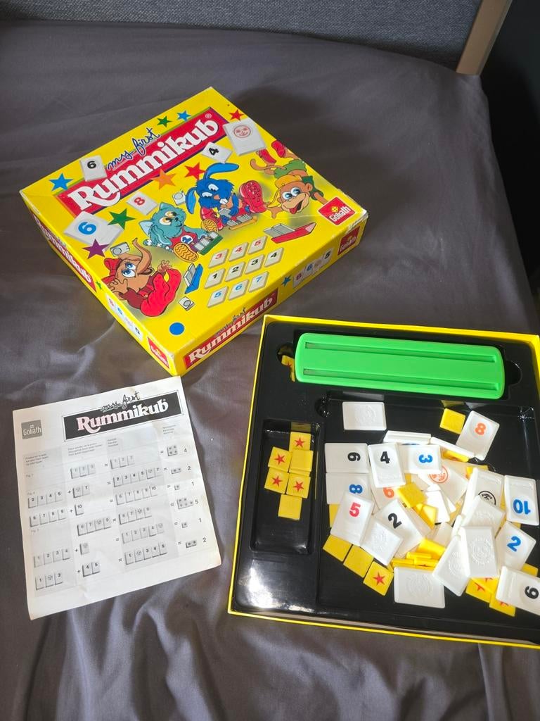 My first Rummikub Bordspel - Compleet!, Goliath, Ophalen of Verzenden, Zo goed als nieuw, Een of twee spelers
