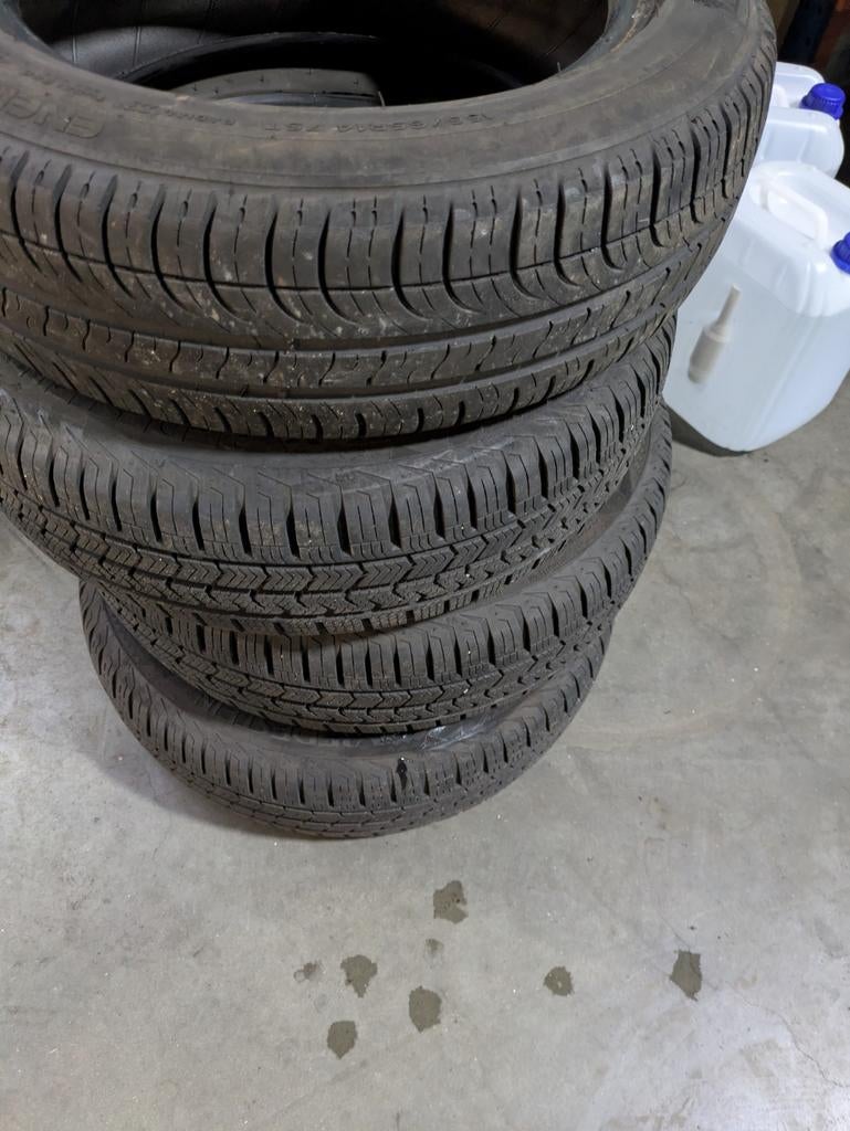 2 Nette Citroen C1/Peugeot107/Aygo 155/65/14 banden, Ophalen, Zo goed als nieuw