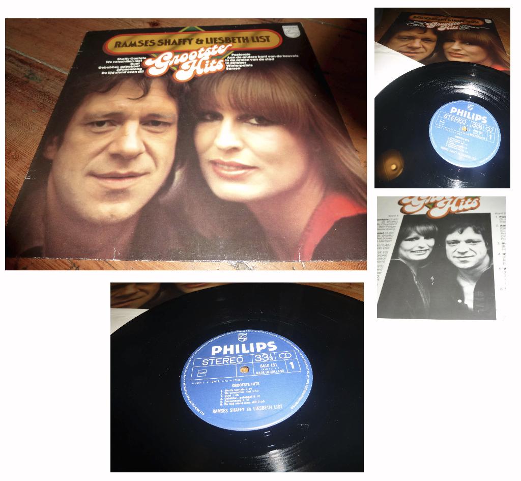 lp Liesbeth List + Ramses Shaffy Grootste Hits - 1979 -, Cd's en Dvd's, Vinyl | Nederlandstalig, Ophalen of Verzenden, Zo goed als nieuw