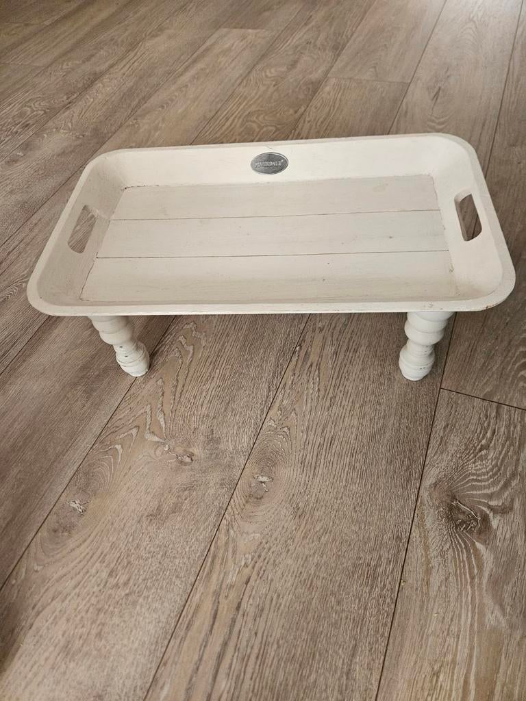 Riverdale Dienblad op Poten - Stijlvol & Handig, Ophalen of Verzenden, Gebruikt, Rechthoekig, Hout