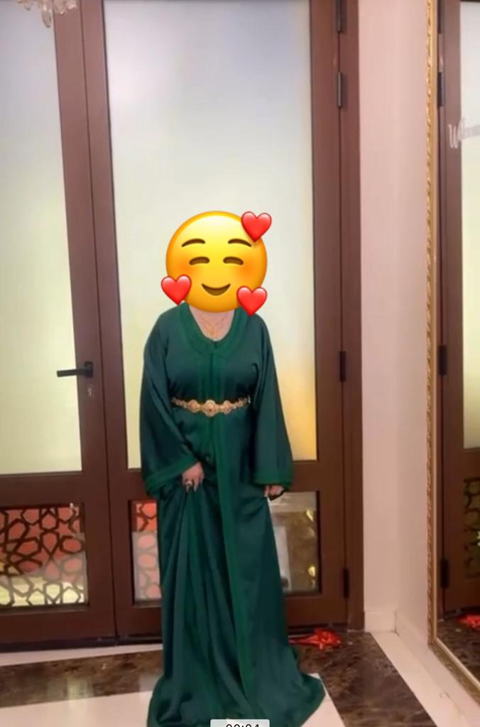 Prachtige marokkaanse jurk te koop!, Kleding | Dames, Jurken, Ophalen of Verzenden, Zo goed als nieuw, Groen