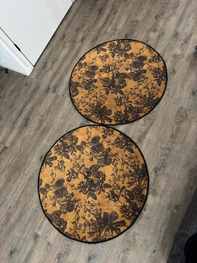 Essenza kleedjes 90cm, Huis en Inrichting, Stoffering | Tapijten en Kleden, Ophalen of Verzenden, Gebruikt, Rond, 50 tot 100 cm