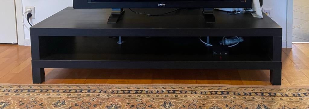 Ikea LACK TV-meubel zwartbruin, Ophalen, Kunststof, Gebruikt, 100 tot 150 cm