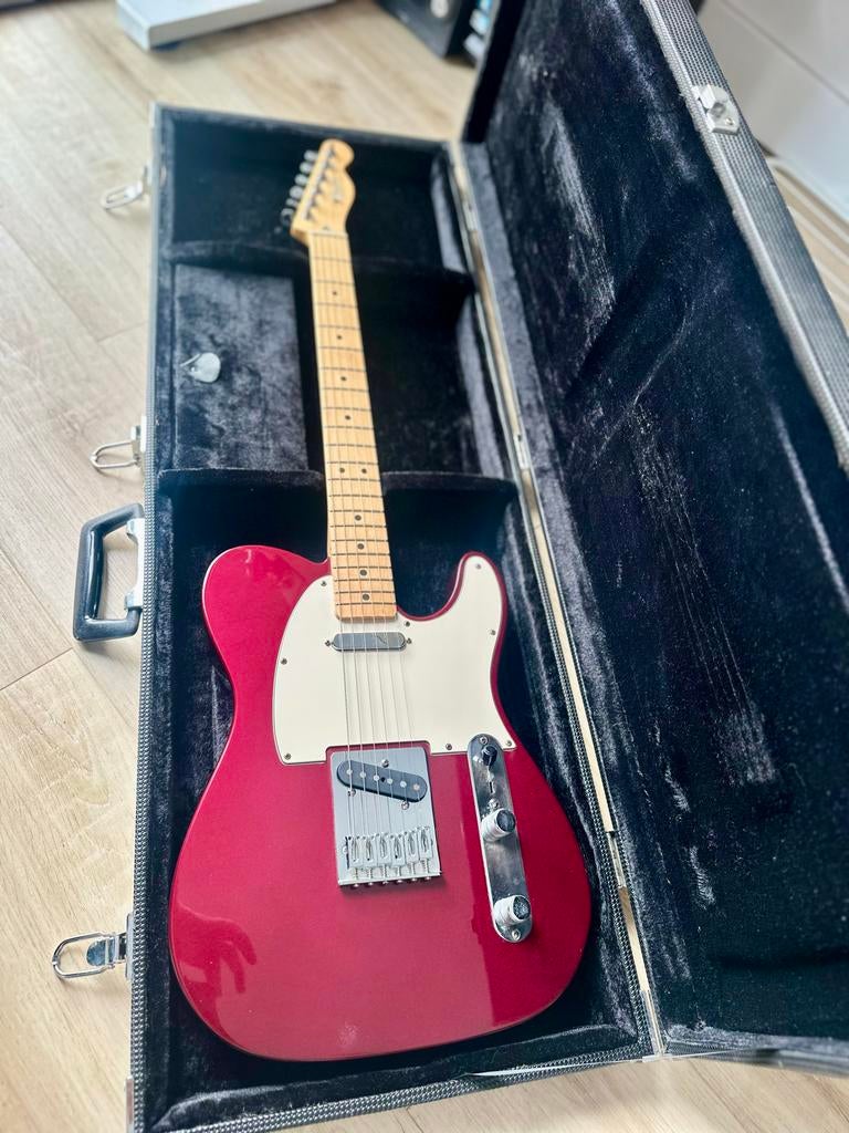 Fender Standard Telecaster MIM (2001) – Midnight Wine!, Muziek en Instrumenten, Ophalen of Verzenden, Gebruikt, Solid body, Fender