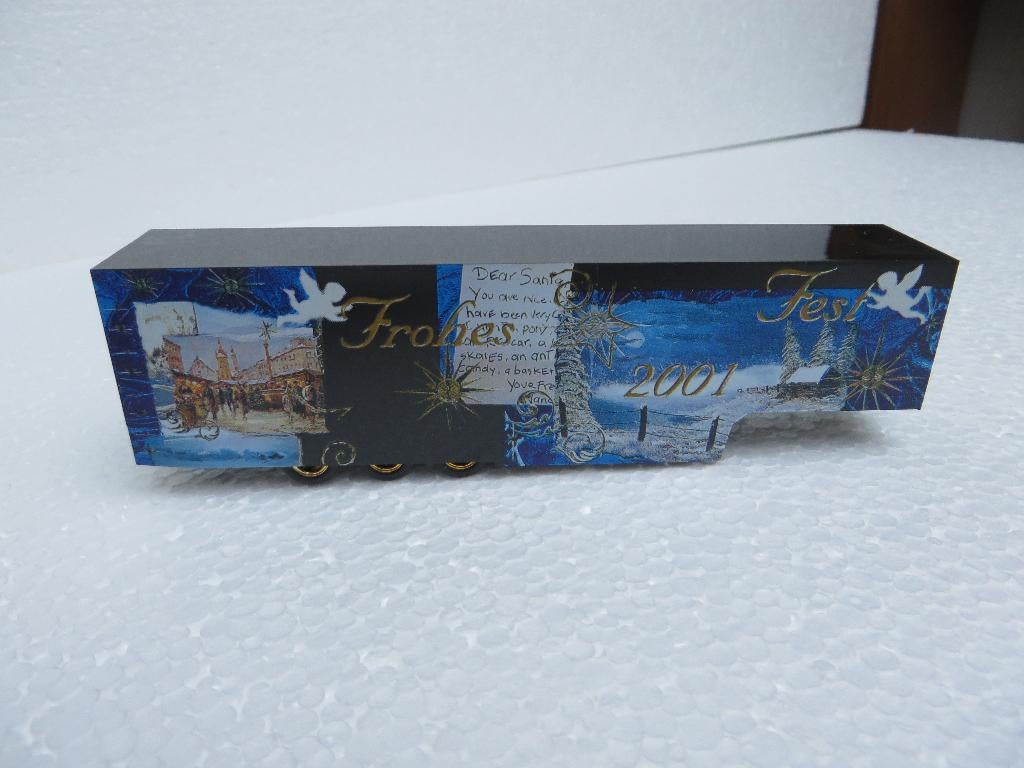 Herpa oplegger Kerst 2001, Ophalen of Verzenden, Zo goed als nieuw, Bus of Vrachtwagen, Herpa