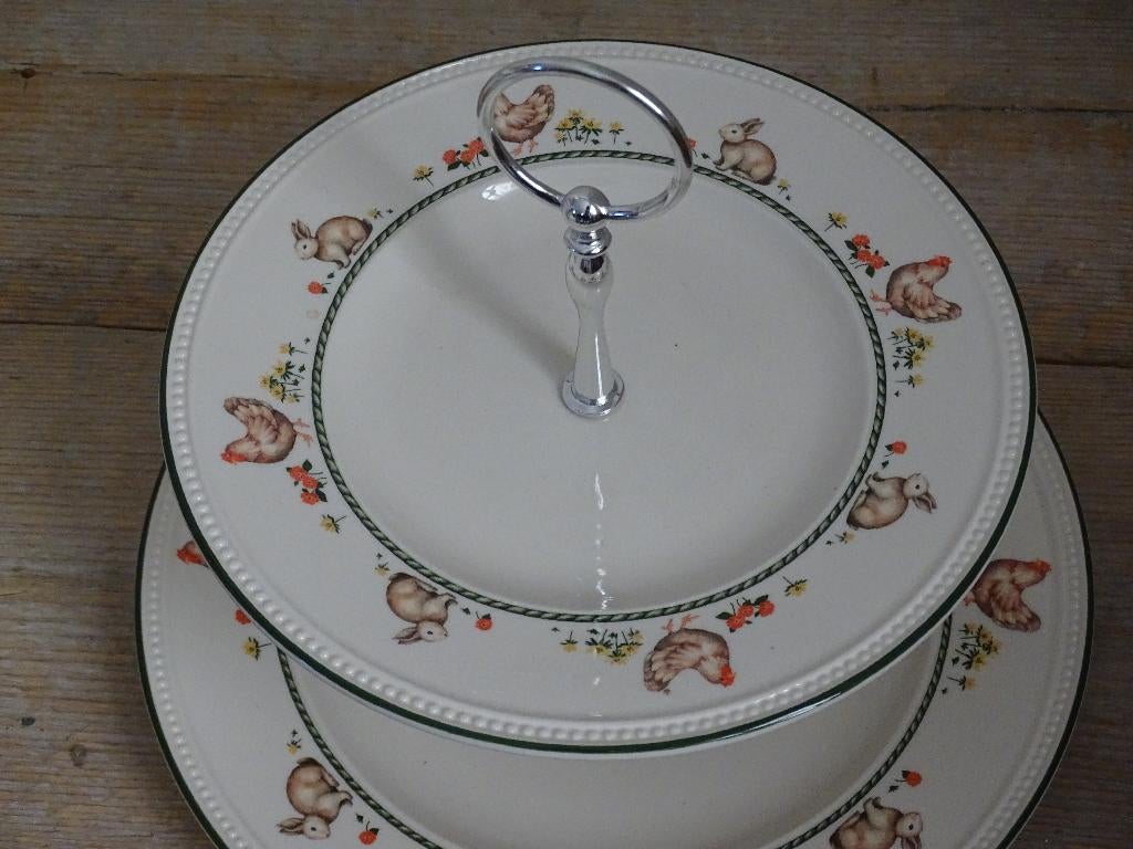 Etagère, Wedgwood, Windsor SPRINGTIME, als nieuw, Ophalen of Verzenden