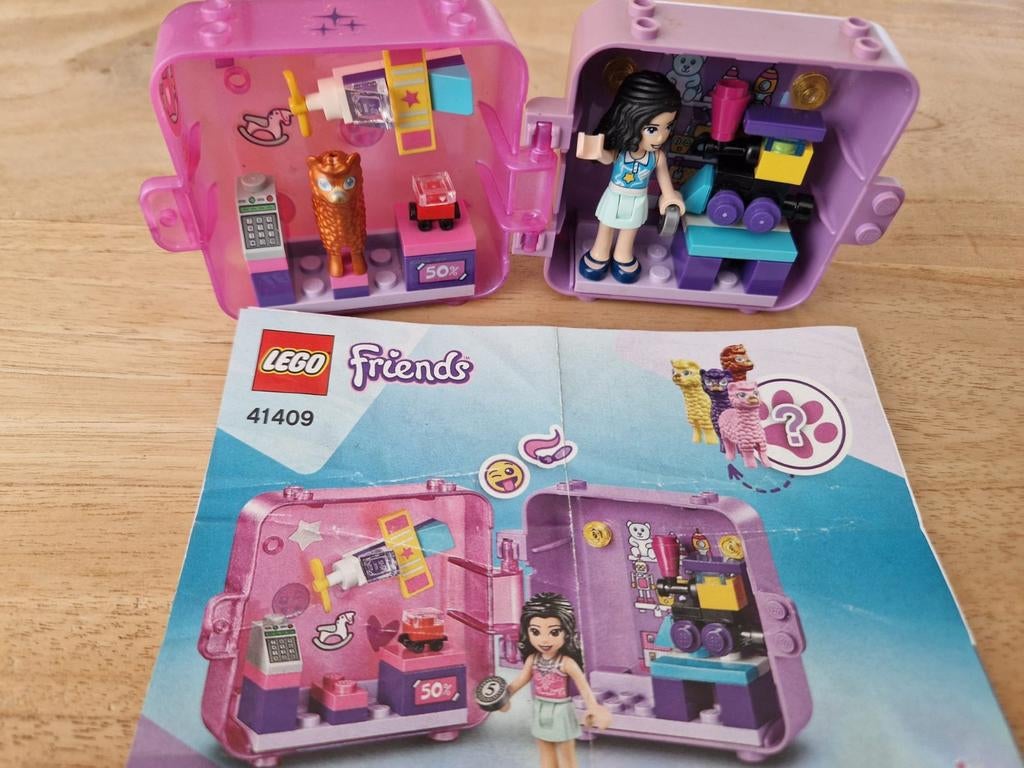Lego Friends 41409 Emma's winkel speelkubus, Ophalen of Verzenden, Zo goed als nieuw, Lego