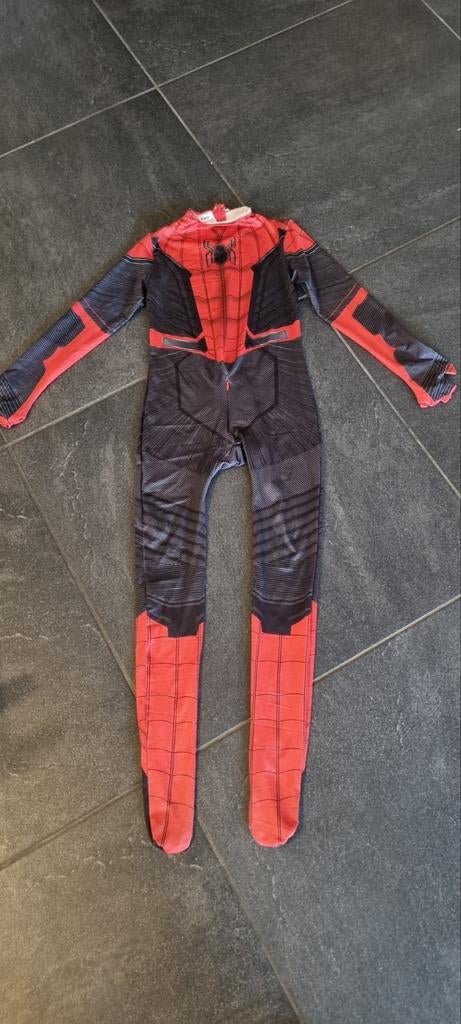 Spiderman Pak Zonder Muts, Kinderen en Baby's, Carnavalskleding en Verkleedspullen, Ophalen, Zo goed als nieuw, 110 t/m 116, Jongen of Meisje